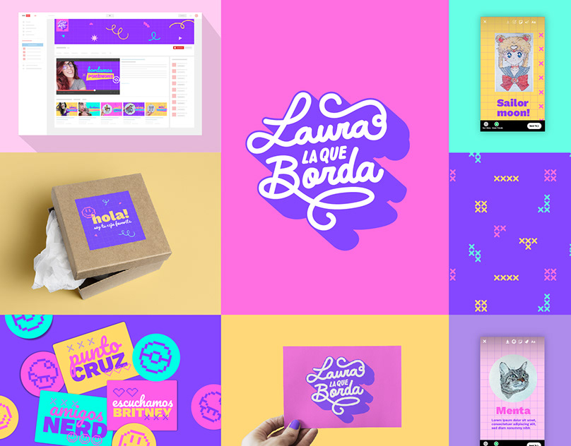 Laura la que borda